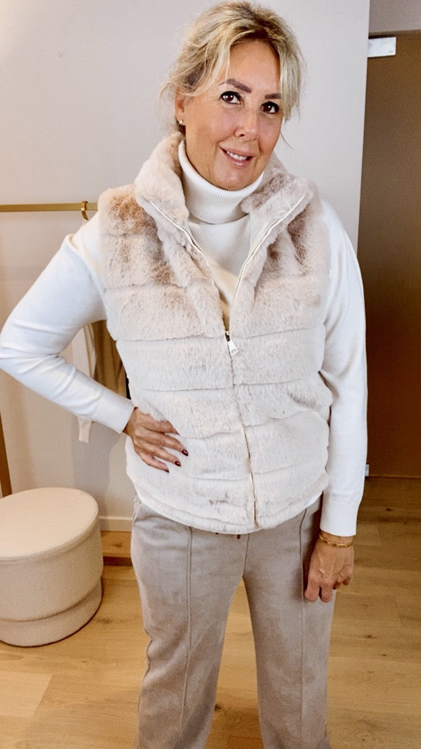 BODYWARMER ARLEN SAND