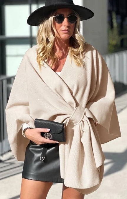 OMSLAGDOEK GABY BEIGE