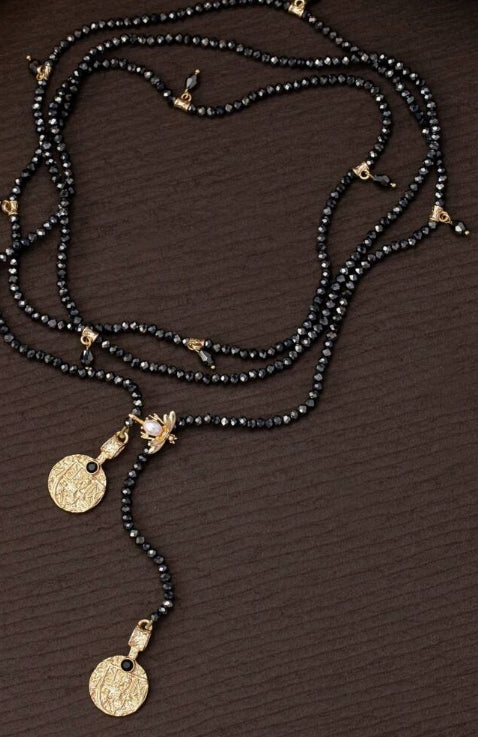 NECKLACE GLASS VINTAGE