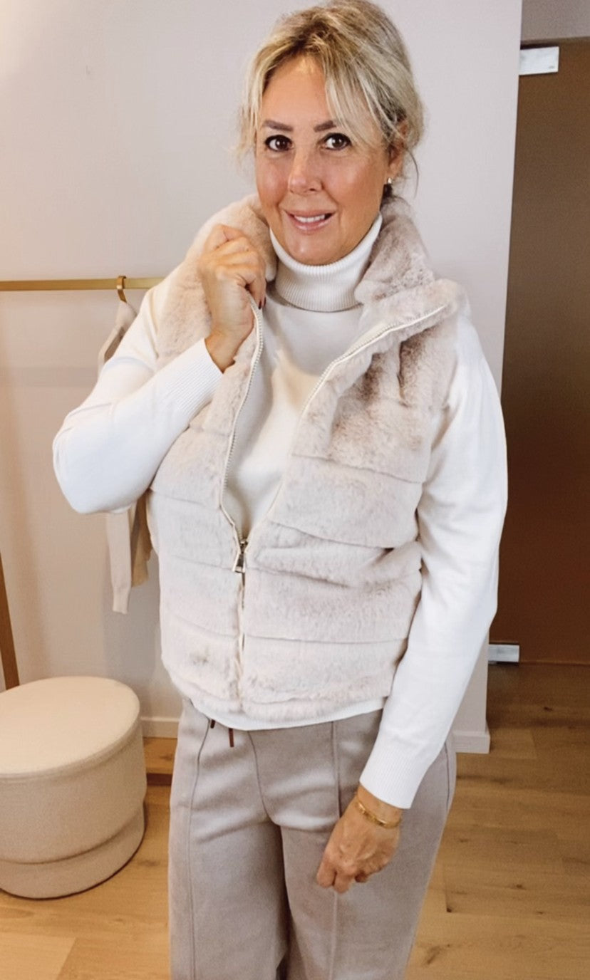 BODYWARMER ARLEN SAND