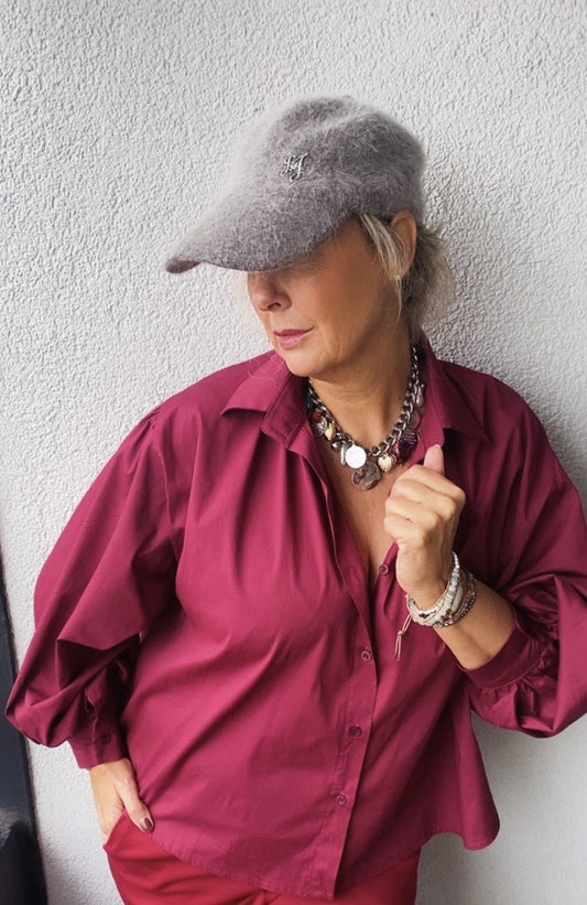 BLOUSE HYDE BURGUNDY
