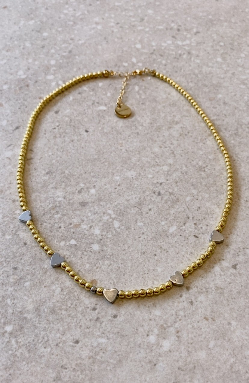 NECKLACE DUBBEL LOVELY